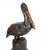 Bronze Pelicans on Mooring Posts, Late 20th Century, Set of 2 For Sale - Image 4 of 17