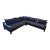 Harbour Pacific Aluminum Collection Sectional, Set of Three For Sale