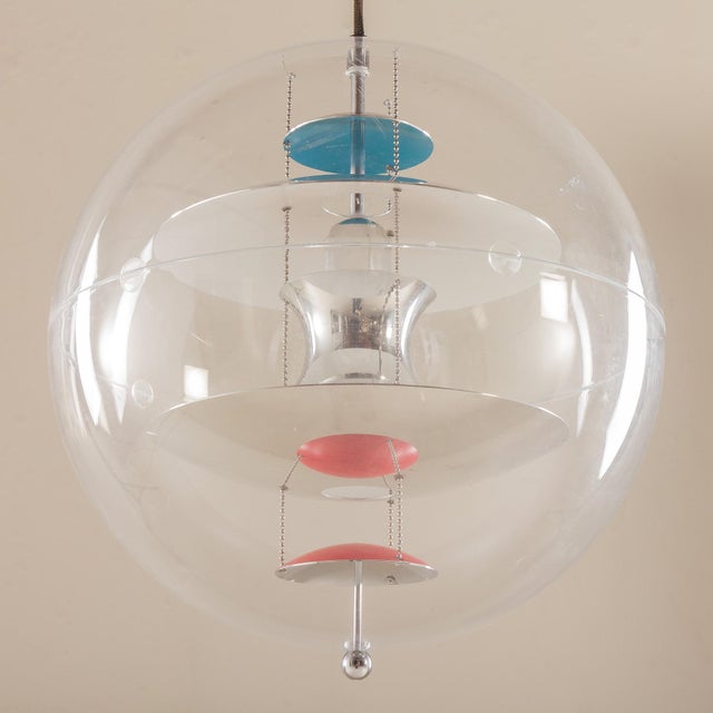 Mid-Century Modern VP Globe Lamp by Verner Panton, Denmark, 1969 For Sale - Image 3 of 12