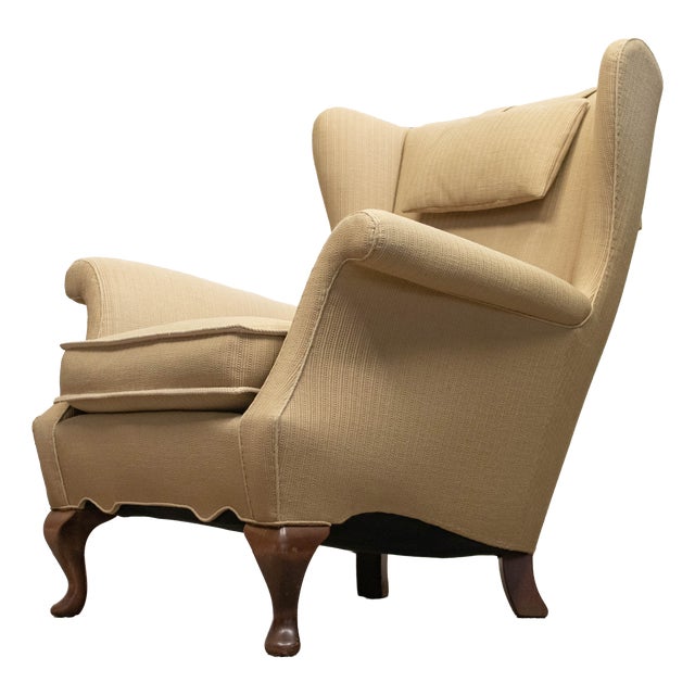 Wingback Lounge Chair by Ernst Kühn for Lysberg Hansen & Therp, Copenhagen, 1930s For Sale