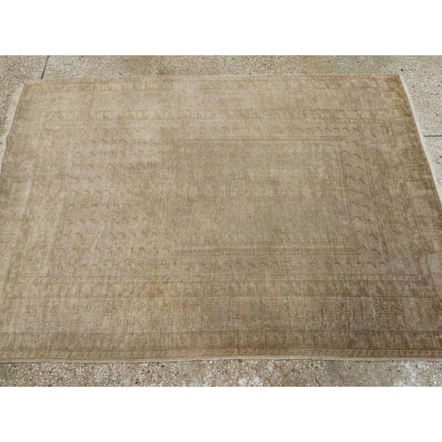 Early 20th Century Galerie Shabab Collection Early 20th Century Turkish Sivas Throw Rug For Sale - Image 5 of 6