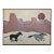 Vintage Signed 1994 Southwestern Horse and Desert Landscape Painting For Sale