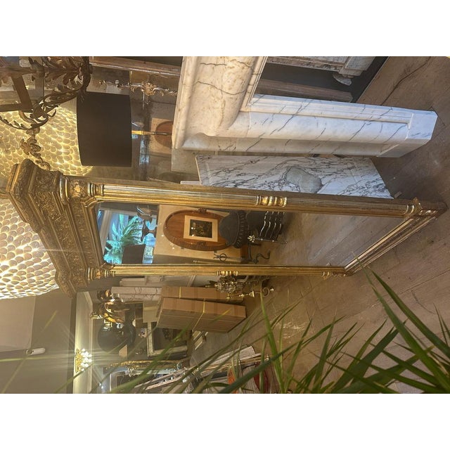Large English Regency Gilt Pier Mirror, 1820s For Sale - Image 13 of 17