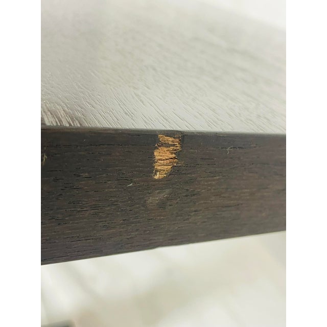 Christian Liaigre “Courier” Solid Oak Dining Table for Holly Hunt, Usa For Sale - Image 11 of 18