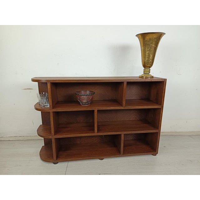 Art Deco Oak Shelf, 1920s, in Good conditions. Designed 1920 to 1949