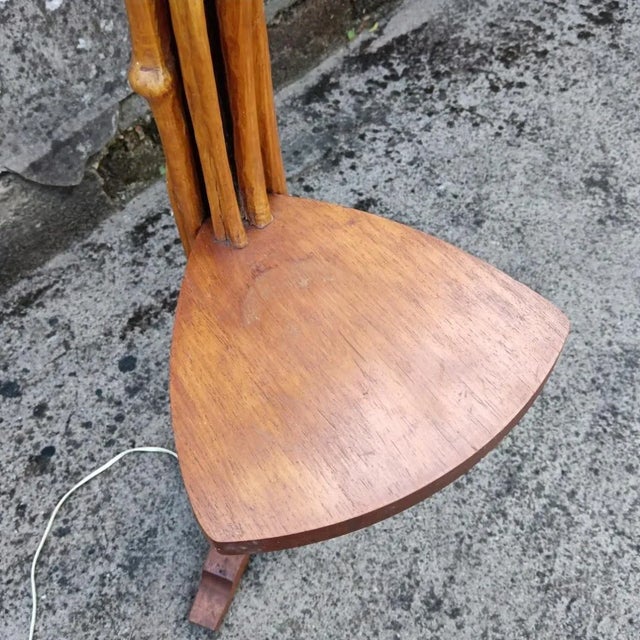 Vintage French Brutalist Floor Lamp, 1970s For Sale - Image 8 of 13