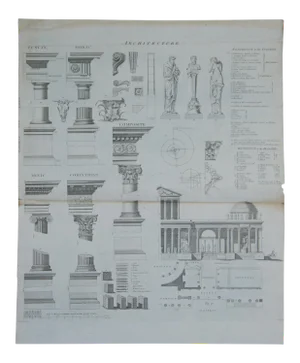 Antique Roman Architectural Engraving