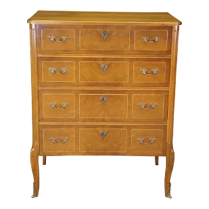 Robert W Irwin Louis XV French Walnut Tallboy Dresser