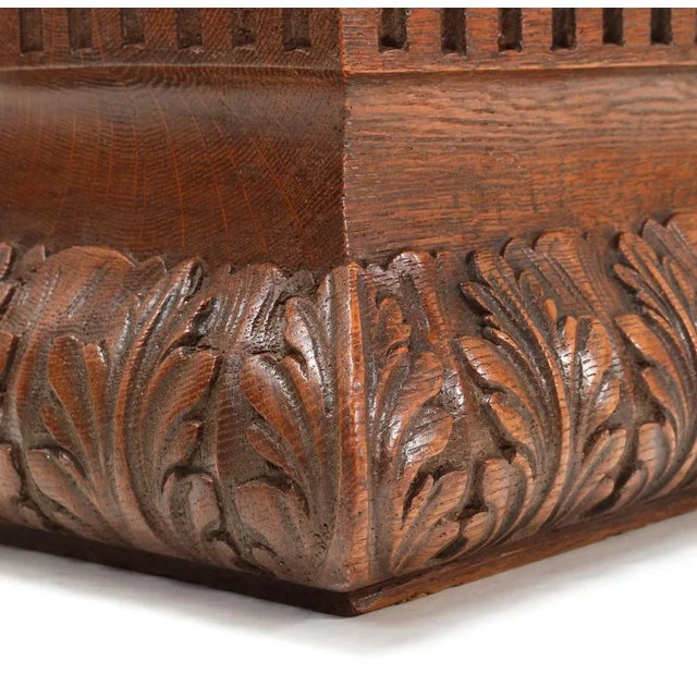 Wood 19th Century Dutch Oak Decorative Box For Sale - Image 7 of 12