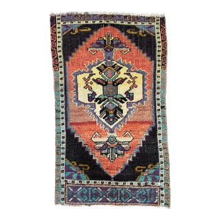 Turkish Yastik Rug 1'8" x 2'10" For Sale