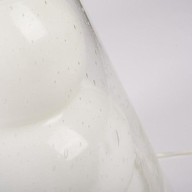 Glass Vintage Glass Table Lamp, 1970s For Sale - Image 7 of 11