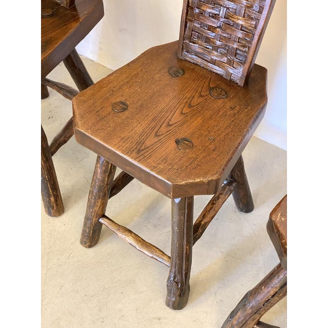 Chairs in Chestnut, 1960s, Set of 4 For Sale - Image 13 of 15
