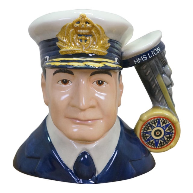 Royal Doulton Admiral David Beatty Military Navy Toby Character Jug For Sale