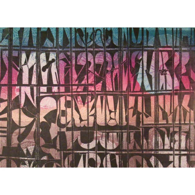 Expressionism Ruth Leaf Secrets Series C. 1980 Original Print For Sale - Image 3 of 6