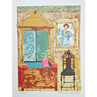 Adriana Cipolletta, Room, Lithograph, 1970s For Sale