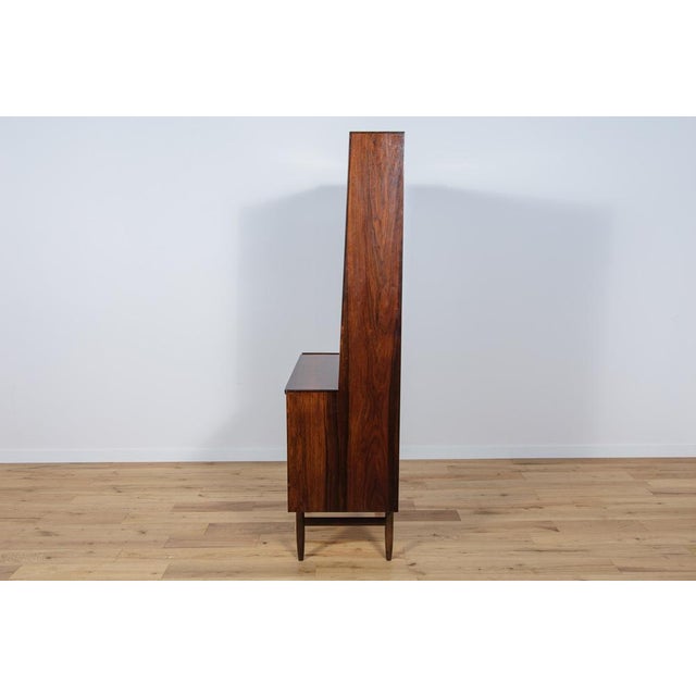 Mid-Century Rosewood Shelf with Pull-Out Top, 1960s For Sale - Image 6 of 18