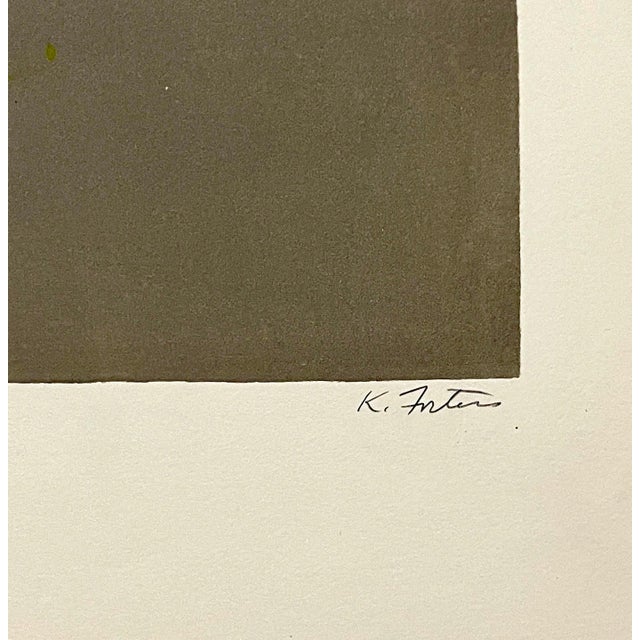 Karl Fortess, Lithograph Belgian American Surrealism Wpa Modernist Karl Fortess Surrealist Art For Sale - Image 4 of 5