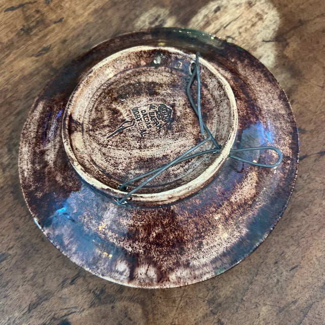 Antique Portuguese Manuel Mafra Palissy Style Snake Plate For Sale - Image 4 of 6