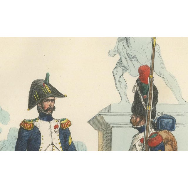 After Horace Vernet, Chasseurs à Pied of the Imperial Guard, 1843, Paper For Sale - Image 4 of 10