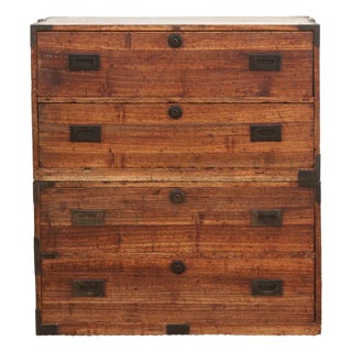 Antique Japanese Stacking Tansu Chest For Sale