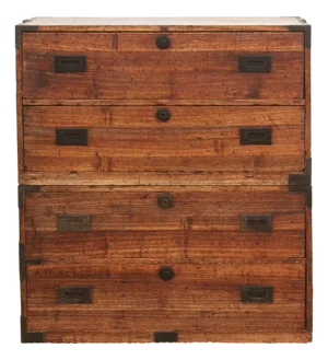 Antique Japanese Stacking Tansu Chest