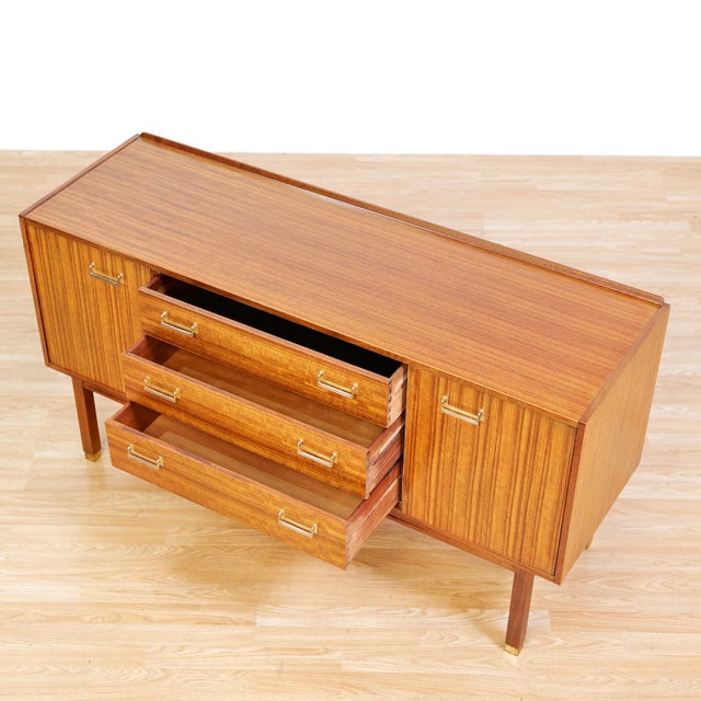 1960s Small Mid Century Tola Credenza by G Plan For Sale - Image 9 of 12