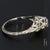 Here is an Antique 18k White Gold Engagement Ring with One ~0.25ct Diamond. Size - 6 Total Weight - 2.52g A43