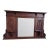 Early 20th Century Wall-Mounted Wooden Console Mirror For Sale