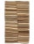 Textile 1960s Vintage Striped Natural Brown Kilim Rug- 6′2″ × 10′9″ For Sale - Image 7 of 7