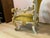 Gold French Sofa, Armchairs and Table, Late 19th Century, Set of 4 For Sale - Image 8 of 18