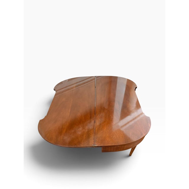 Late 20th Century Baker Furniture Historic Charleston Federal Mahogany Inlaid Folding Game Table For Sale - Image 11 of 18