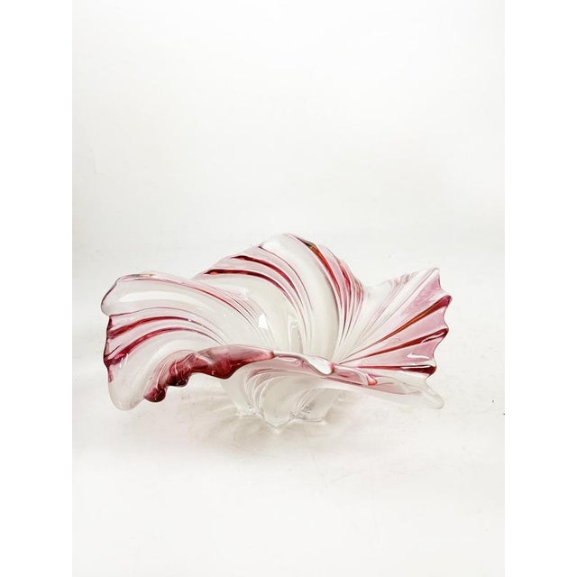 Vide Poche in Pink and White Glass, France, 1970 For Sale - Image 16 of 17