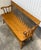 Mid 20th Century Bent Bros Colonial Maple Bench For Sale - Image 4 of 10