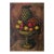 Mexican Modernist Bodegon Fruitas Still Life Oil Signed, Circa 1960s, Framed For Sale