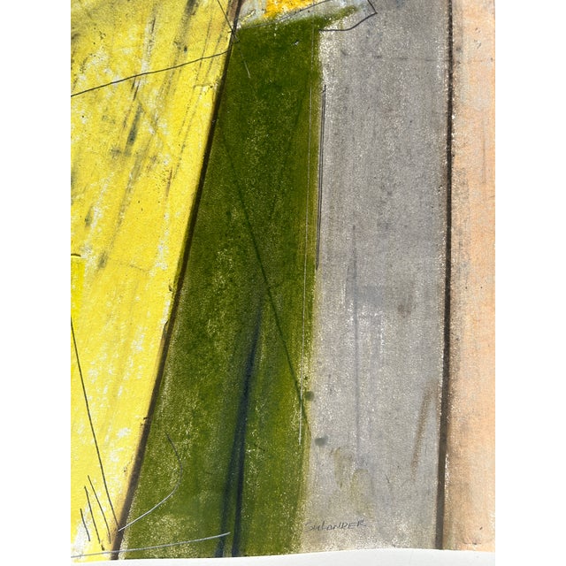 Erik Sulander Abstract No. 2010, Pastel on Paper by Erik Sulander For Sale - Image 4 of 4