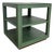 Made Goods Modern Green Faux Ostrich Adeen Side Table For Sale