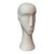 Early 2000s Modern White Plaster Figural Head Sculpture For Sale