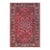 Persian Vintage Tabriz Red/Blue Wool Rug - 9'1'' X 12'4'' For Sale