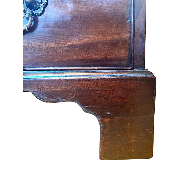 A Small George III Period Mahogany and Brass Chest of Drawers For Sale - Image 15 of 15