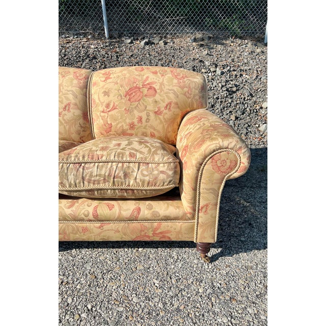 Champagne George Smith Elverdon Sofas For Sale - Image 8 of 11