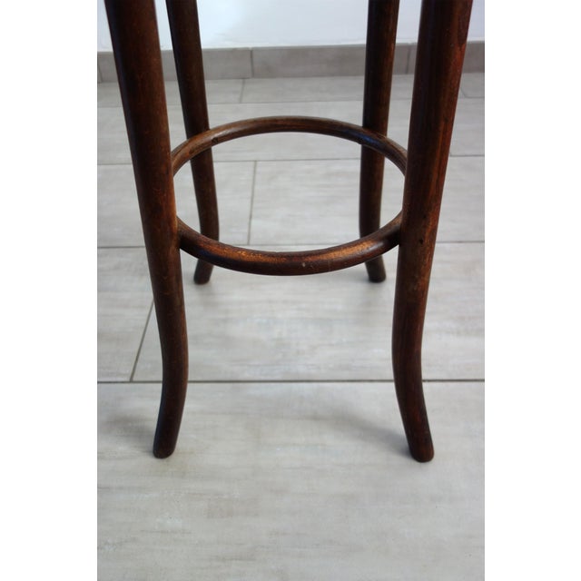 Brown Children's High Stool in Bentwood, 1890 For Sale - Image 8 of 12