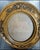 Vintage Ornate Oval Wood Picture Frame With Floral Rose Relief Motif, 14" X 12" For Sale - Image 4 of 7