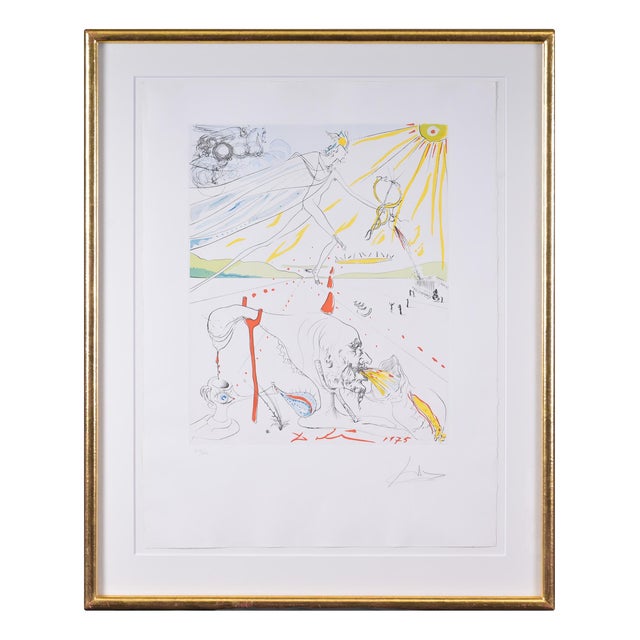 Salvador Dalí, The Alchemist, Print, Framed For Sale