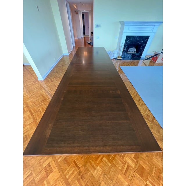 Contemporary Modern Wenge Dining Table For Sale - Image 3 of 12