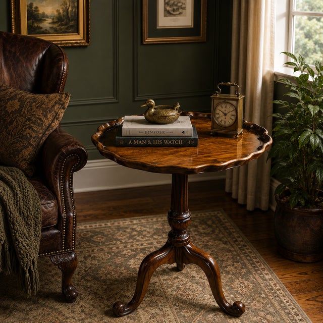 Early 21st Century Theodore Alexander Attributed Sherry Table 5000-003 For Sale - Image 5 of 8