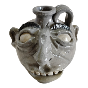 Stephen Hawks Face Jug "I Come From a Long Line of a Long Line"."