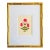 Hand-Painted Jaipuri Pink Floral Motif Painting. Framed For Sale