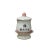 1990s White Base Oriental Lotus Base " Buddha" Shrine Offering Porcelain Cup For Sale - Image 5 of 7