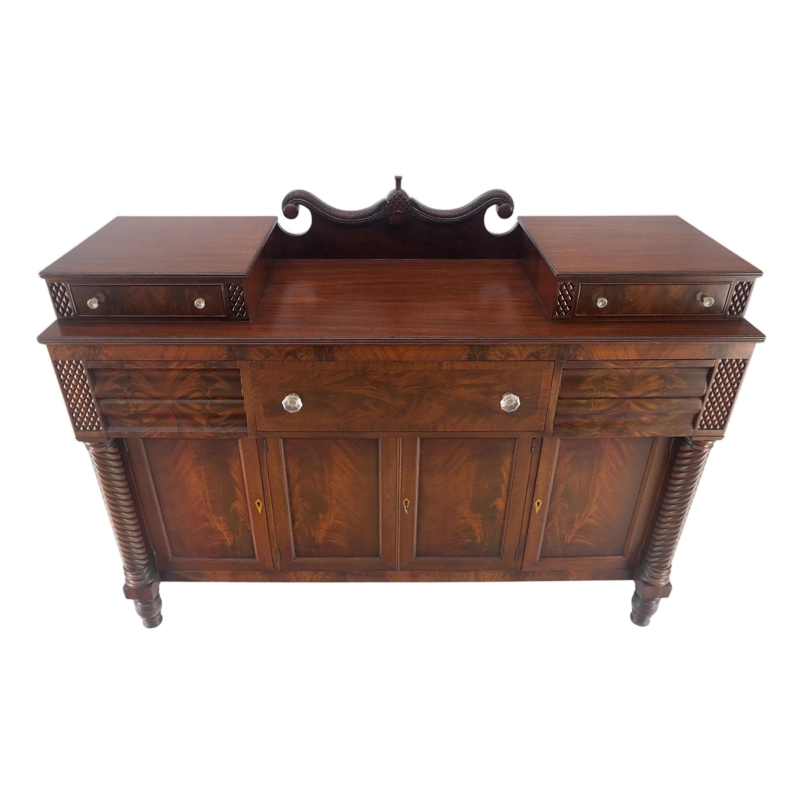 Fine American Empire Crotch Mahogany 66