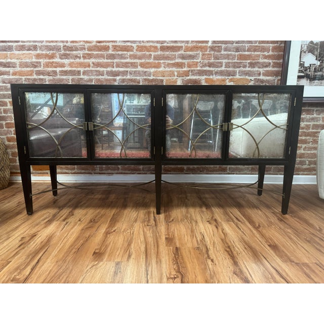 Alden Parkes 'Hancock' Mirrored Buffet Sideboard For Sale - Image 11 of 11